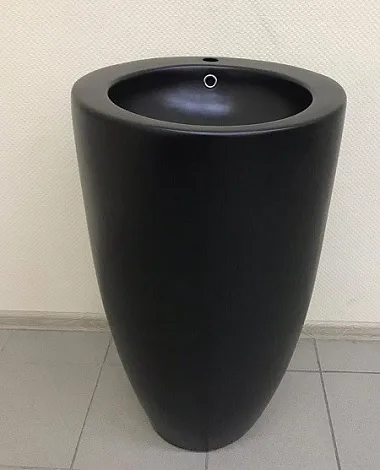 Раковина напольная CeramaLux N 50 см черный матовый (В133MВ)