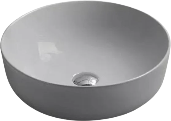 

Накладная раковина SantiLine SL-1054MG серый матовый