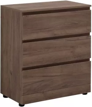 Комоды в ванную комнату Комод Сканди 700х400х797 3 ящ. цв. дуб крафт (302550)