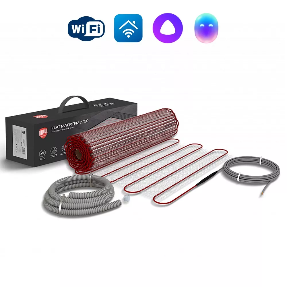 

Комплект теплого пола Royal Thermo Flat Mat RTFM 2-150-6