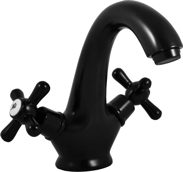 

Смеситель для раковины Rav Slezak Morava retro черный матовый