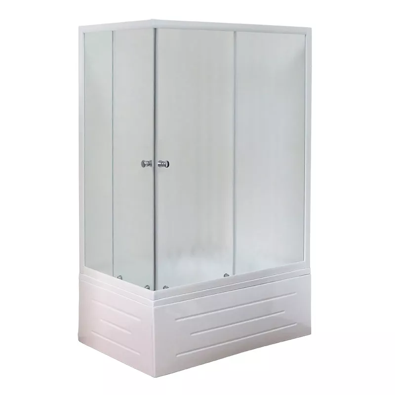 

Душевой уголок Royal Bath 100х80 белый стекло матовое