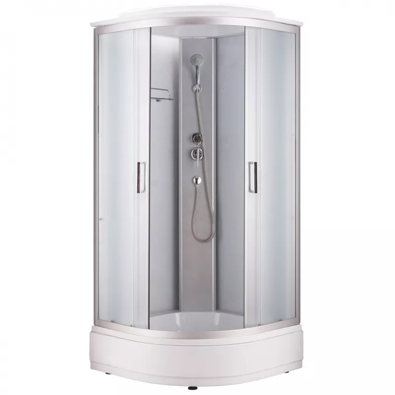 

Душевая кабина Royal Bath 90х90 хром стекло матовое
