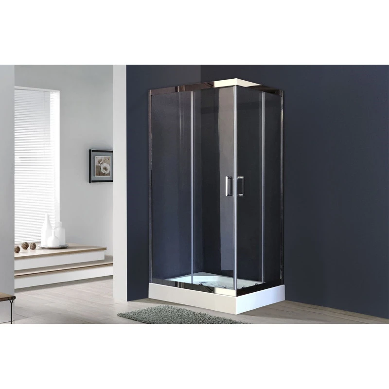 

Душевой уголок Royal Bath 120х100 хром стекло прозрачное