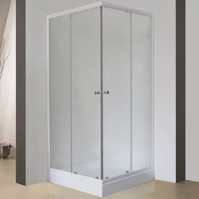 

Душевой уголок Royal Bath 120х120 белый стекло матовое