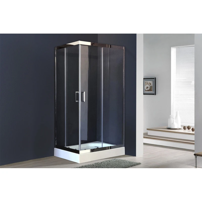 

Душевой уголок Royal Bath 100х80 хром стекло прозрачное