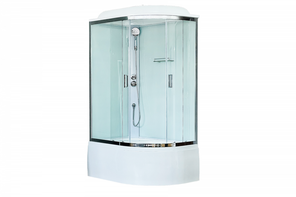 

Душевая кабина Royal Bath 120х80 левая хром стекло прозрачное