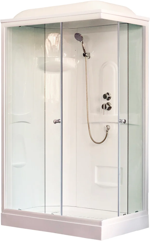 

Душевая кабина Royal Bath 120х80 белая стекло прозрачное