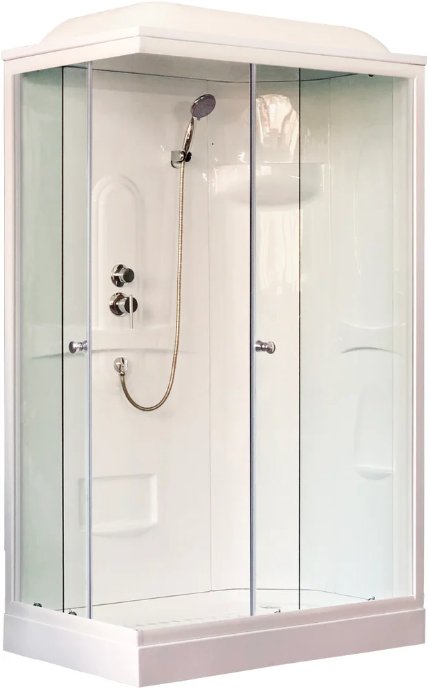 

Душевая кабина Royal Bath 120х80 белая стекло прозрачное