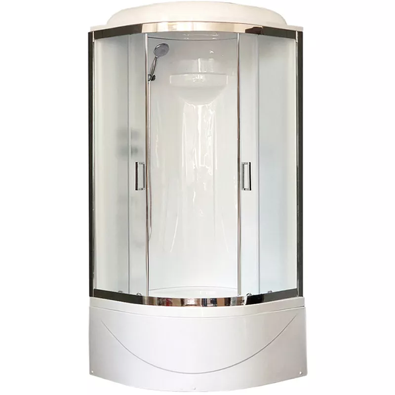 

Душевая кабина Royal Bath 90х90 хром стекло матовое