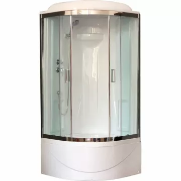 

Душевая кабина Royal Bath 90х90 хром стекло прозрачное