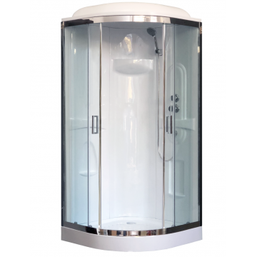 

Душевая кабина Royal Bath 90х90 хром стекло прозрачное