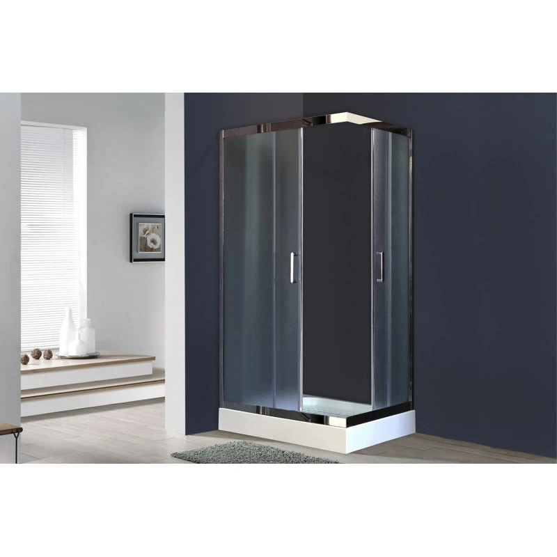 

Душевой уголок Royal Bath HPD 100х90 профиль хром стекло матовое
