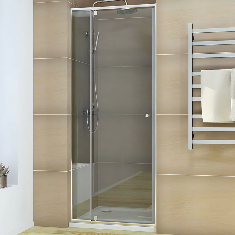 

Душевая дверь в нишу Veconi Vianno VN-26 120 см, профиль матовый хром, стекло прозрачное