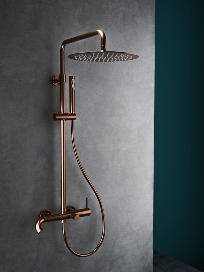 

Душевая система / Тропический душ Knotlor SS-33/RB, бронза