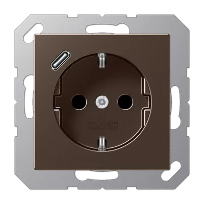 

Розетка 2K+З USB Typ C Jung A1520-18CMO