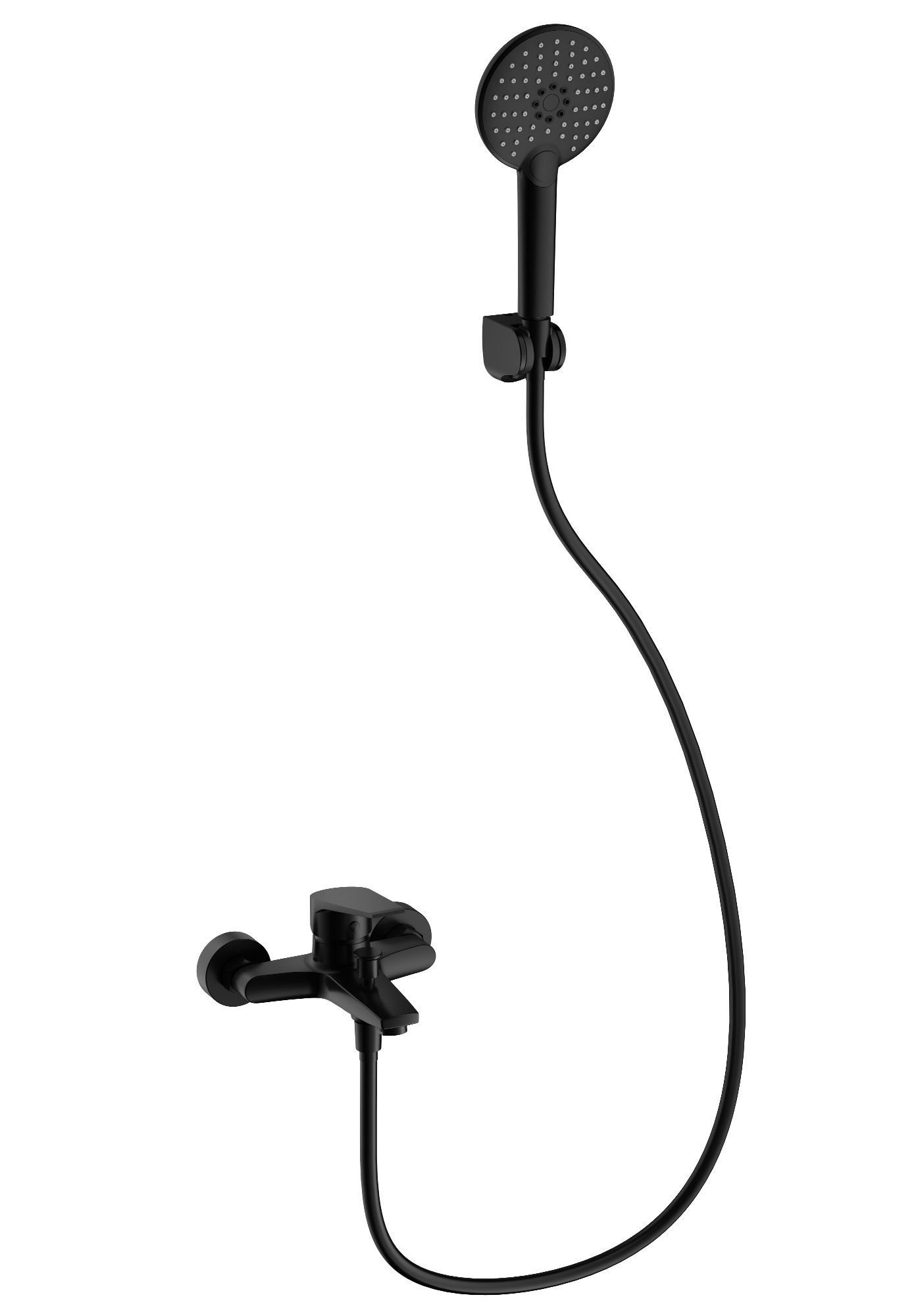

Смеситель для ванны с душем Wonzon & Woghand WW-A30891-MB матовый черный