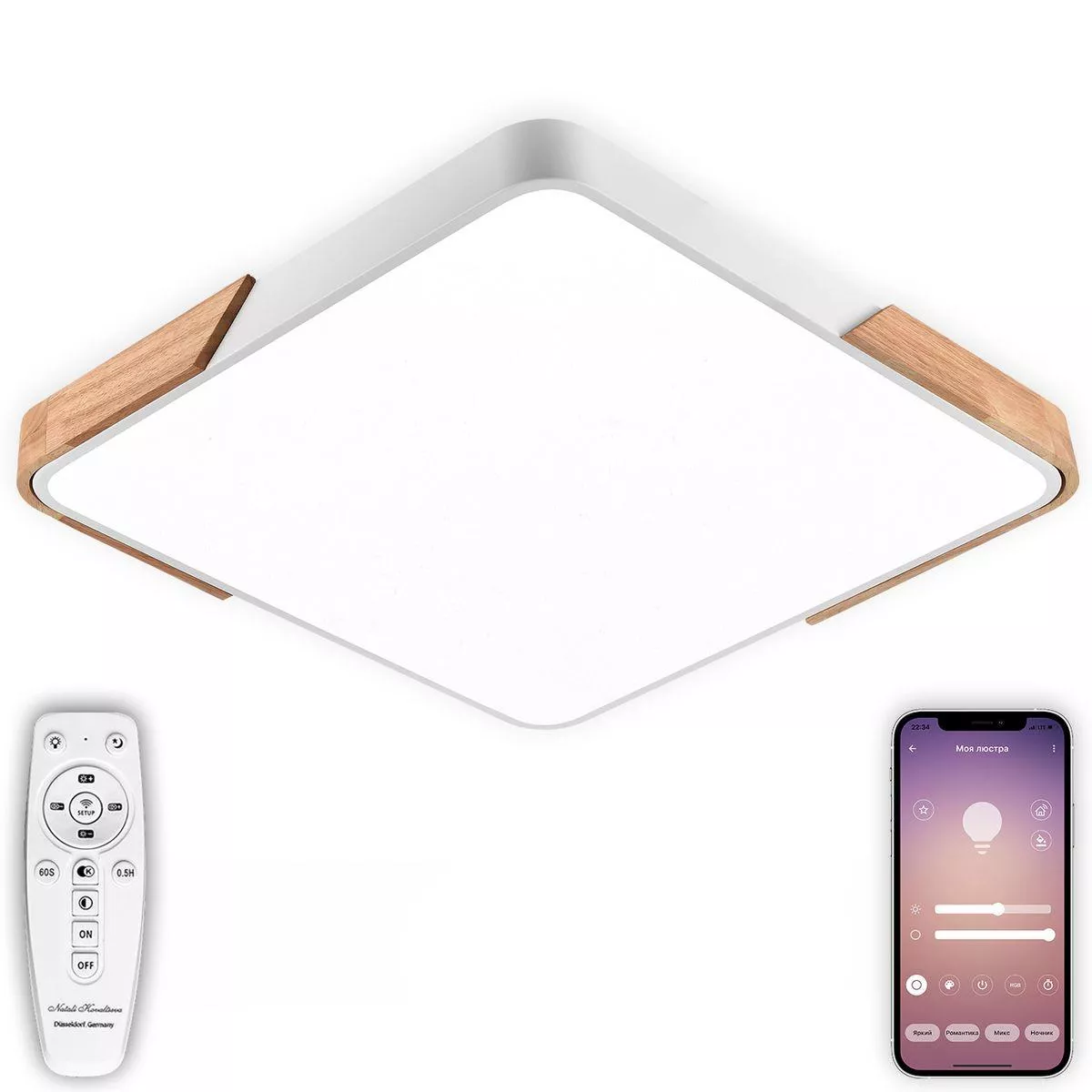

Потолочный светодиодный светильник Natali Kovaltseva LED LAMPS 81411
