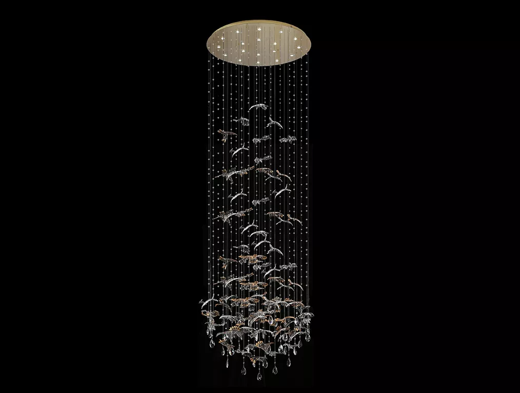 

Подвесная люстра Newport 8220/300 С gold polished М0071219