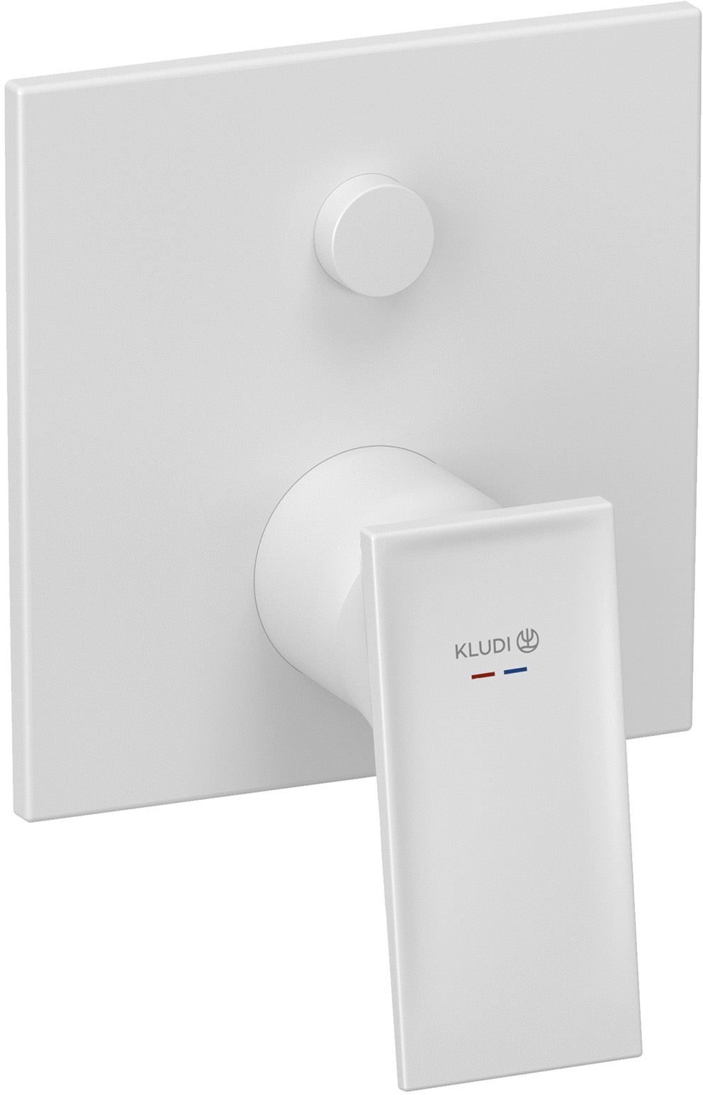 Встраиваемый смеситель для душа и ванны Kludi Decus 547595375 белый матовый 25336₽