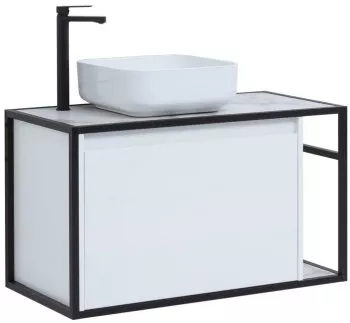 

Тумба Nova Lite LOFT 90 L цв. бел. глянец (261652)