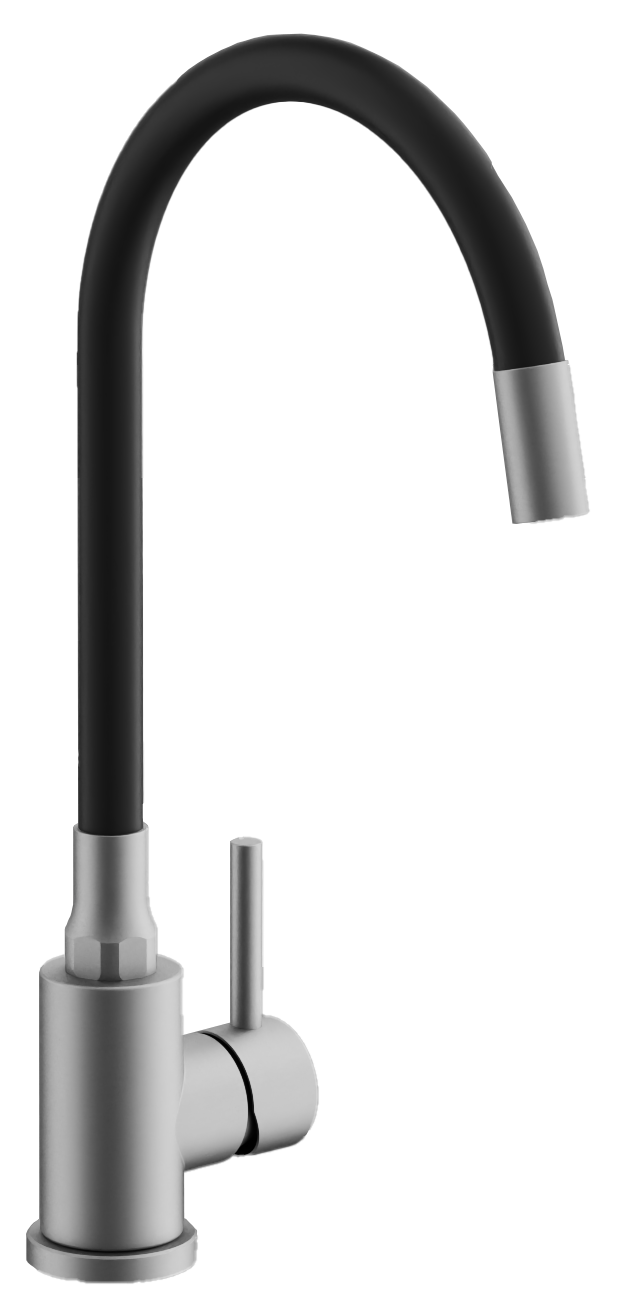 

Смеситель для кухни BELZ B809 B73809-1 с гибким изливом, сатин