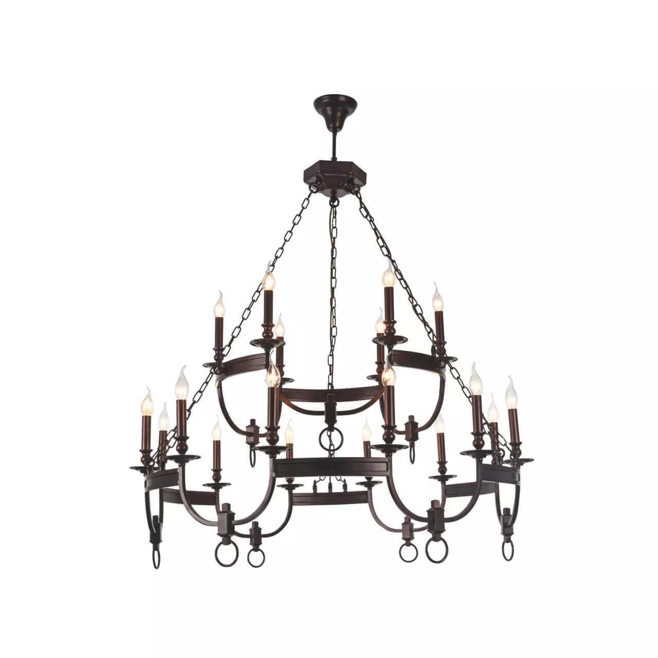 

Подвесная люстра Crystal Lux Suerte Brown SP12+6