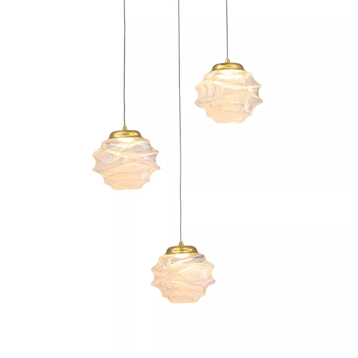 

Подвесной светильник Delight Collection MD25030003-3A gold/clear