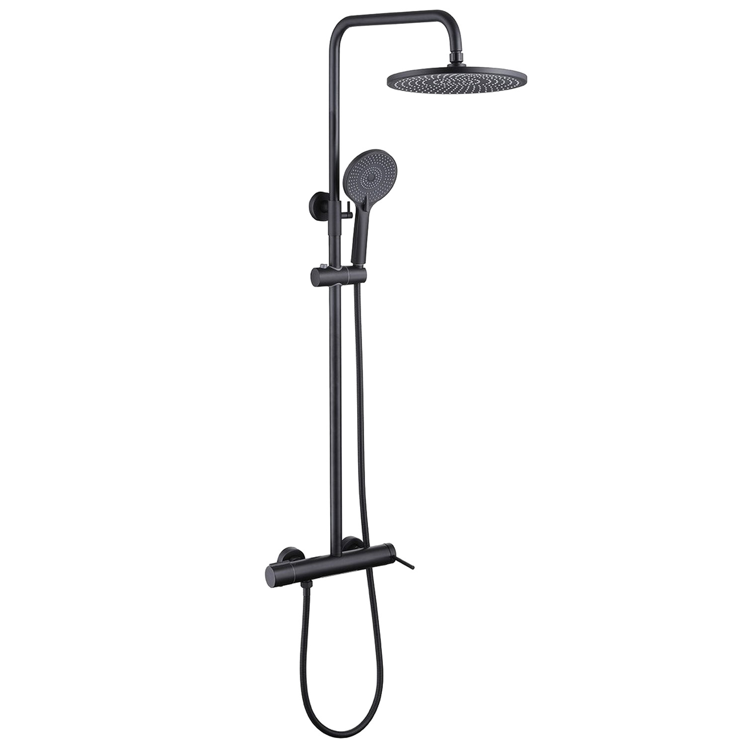 

Душевая стойка Abber Emotion AF8816BL матовая черная