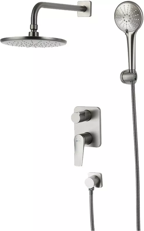 

Душевой комплект Lemark Bronx LM3729GM , графит