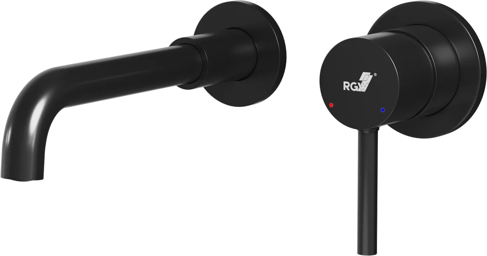 

Смеситель для раковины RGW Shower Panels черный матовый