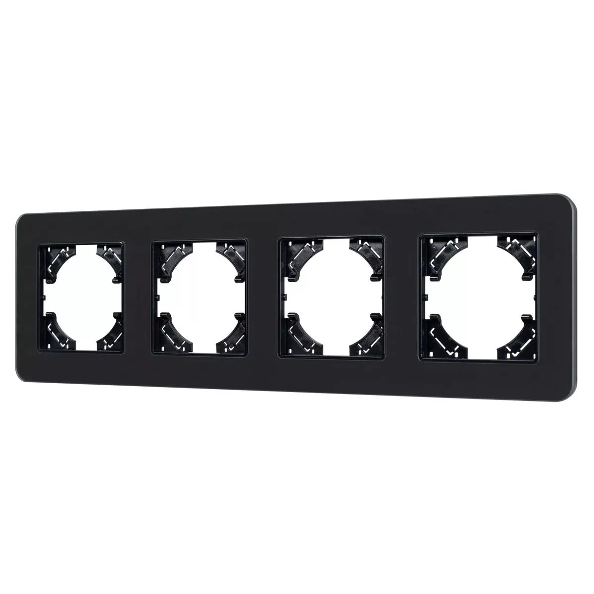 

Рамка на 4 поста стеклянная Arlight FRM-OMALI-SFGS-4-BK 049717