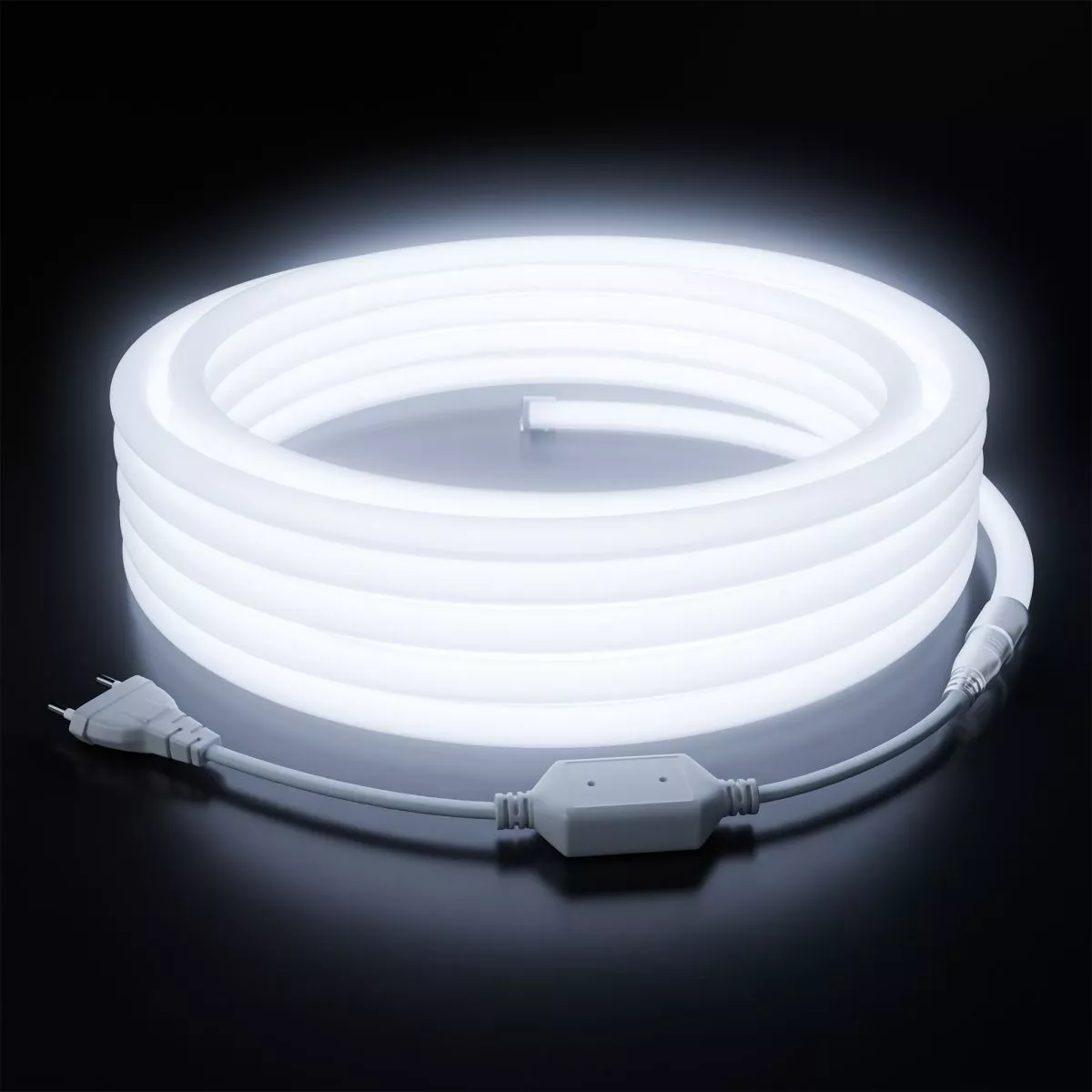 

Комплект светодиодного неона Apeyron 220В, 6Вт/м, 300лм/м, 6500К, smd 2835, 144д/м 10м, IP65, с аксессуарами (сетевой шнур, заглушка, крепеж - 10шт) 10-115