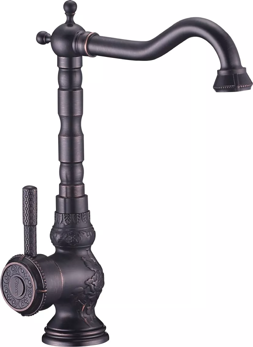 

Смеситель Lemark Jasmine LM6645ORB для кухонной мойки, черная бронза