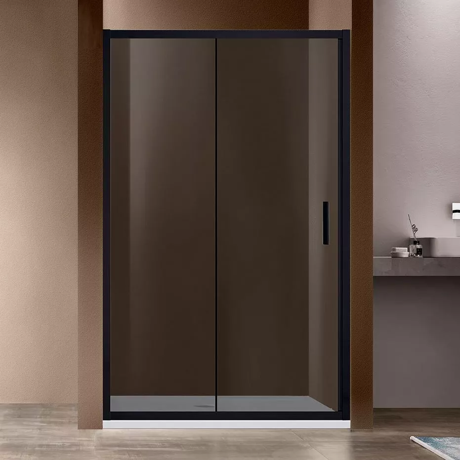 

Душевая дверь в нишу Vincea Garda VDS-1G120CGB 120 см, профиль чёрный, стекло тонированное