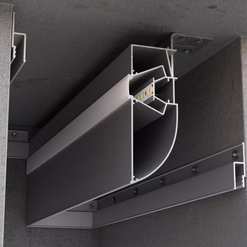 

Алюминиевый профиль для натяжного потолка Apeyron 08-58