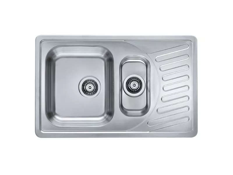 

Мойка ELEGANT 110 SAT-90 810X510 1+1/2 в компл.с сифоном 1130555,