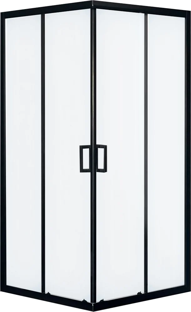 

Душевой уголок Royal Bath HPD 100х90 профиль черный стекло матовое