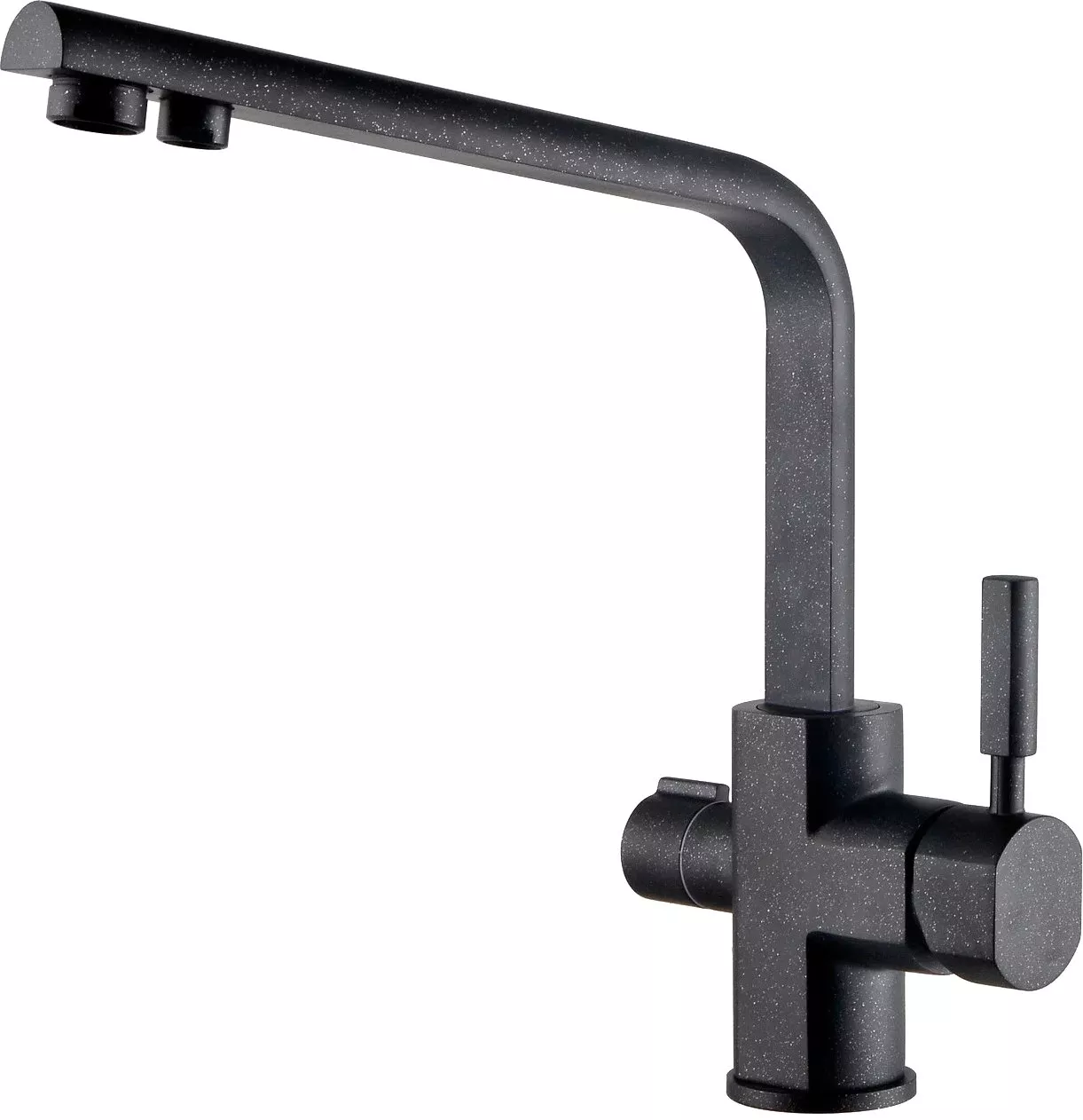 

Смеситель для кухни Kaiser Decor 40144-2 черный мрамор