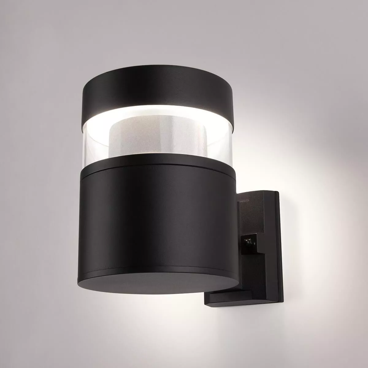 

Уличный настенный светодиодный светильник Elektrostandard 1530 Techno Led чёрный a052244