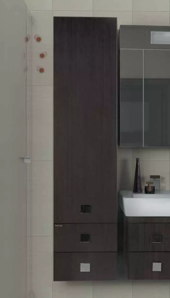 

Шкаф-пенал Vod-Ok Квадро 35 L, венге