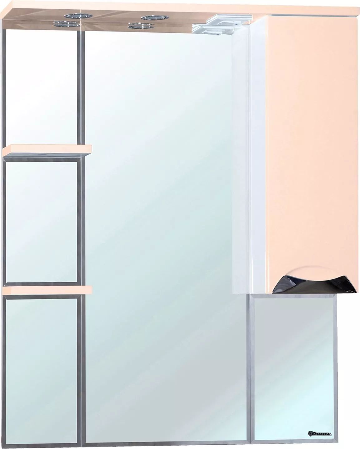 Зеркало-шкаф Bellezza Белла Люкс 85 R бежевый 6352₽