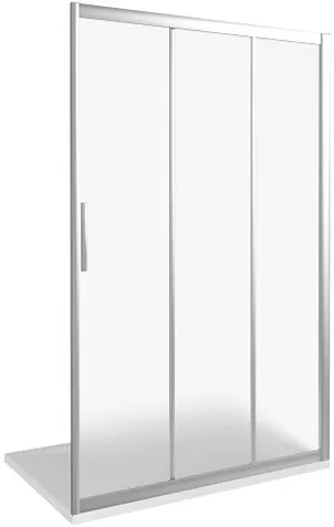 

Душевая дверь в нишу Good Door Orion 120х185 профиль хром стекло рифленое