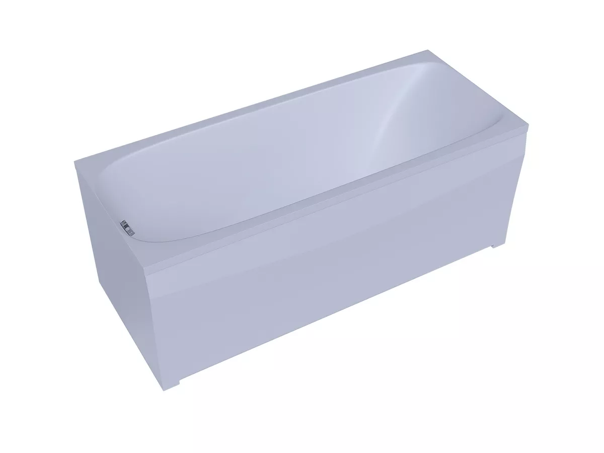 Акриловая ванна Акватек Альфа 140 см, цвет белый ALF140-0000023 - фото 1