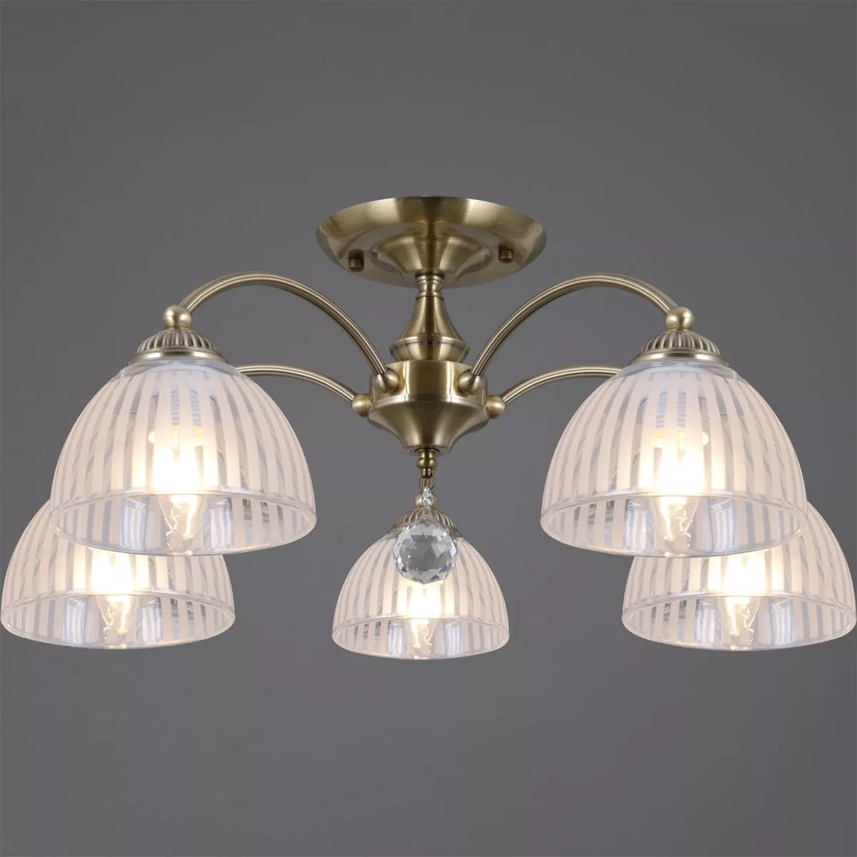 

Потолочная люстра ILLUMICO IL0564-5CSQ-25AB ELITE