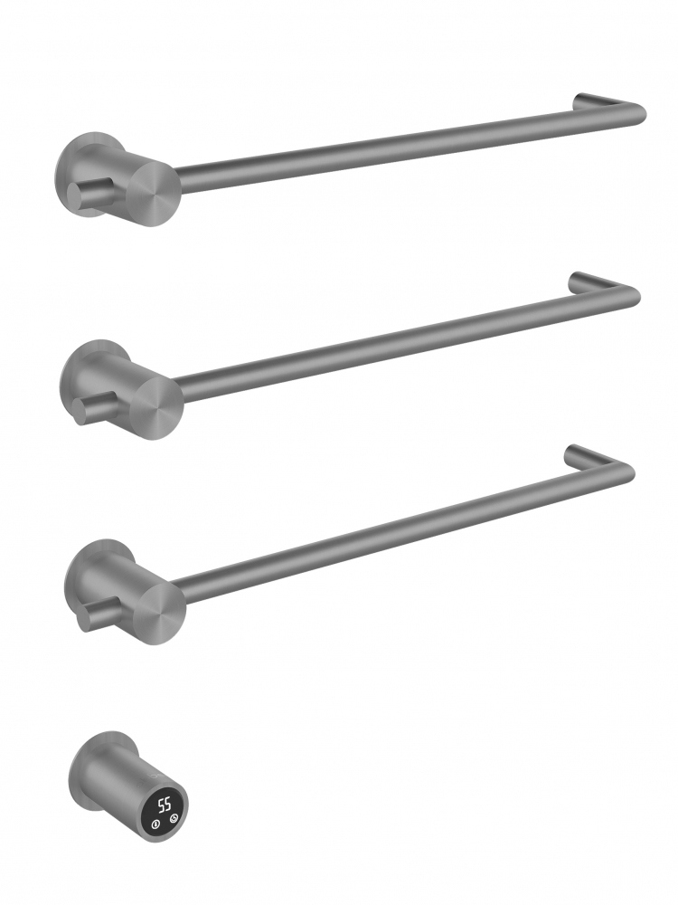 Полотенцесушитель электрический Abber Charme 4003 50x50 см скрытое подключение брашированная сталь E-образный 45900₽