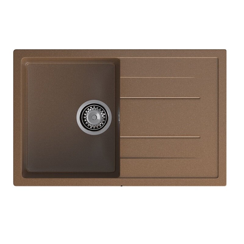Кухонная мойка GranFest QUADRO 780L, терракот