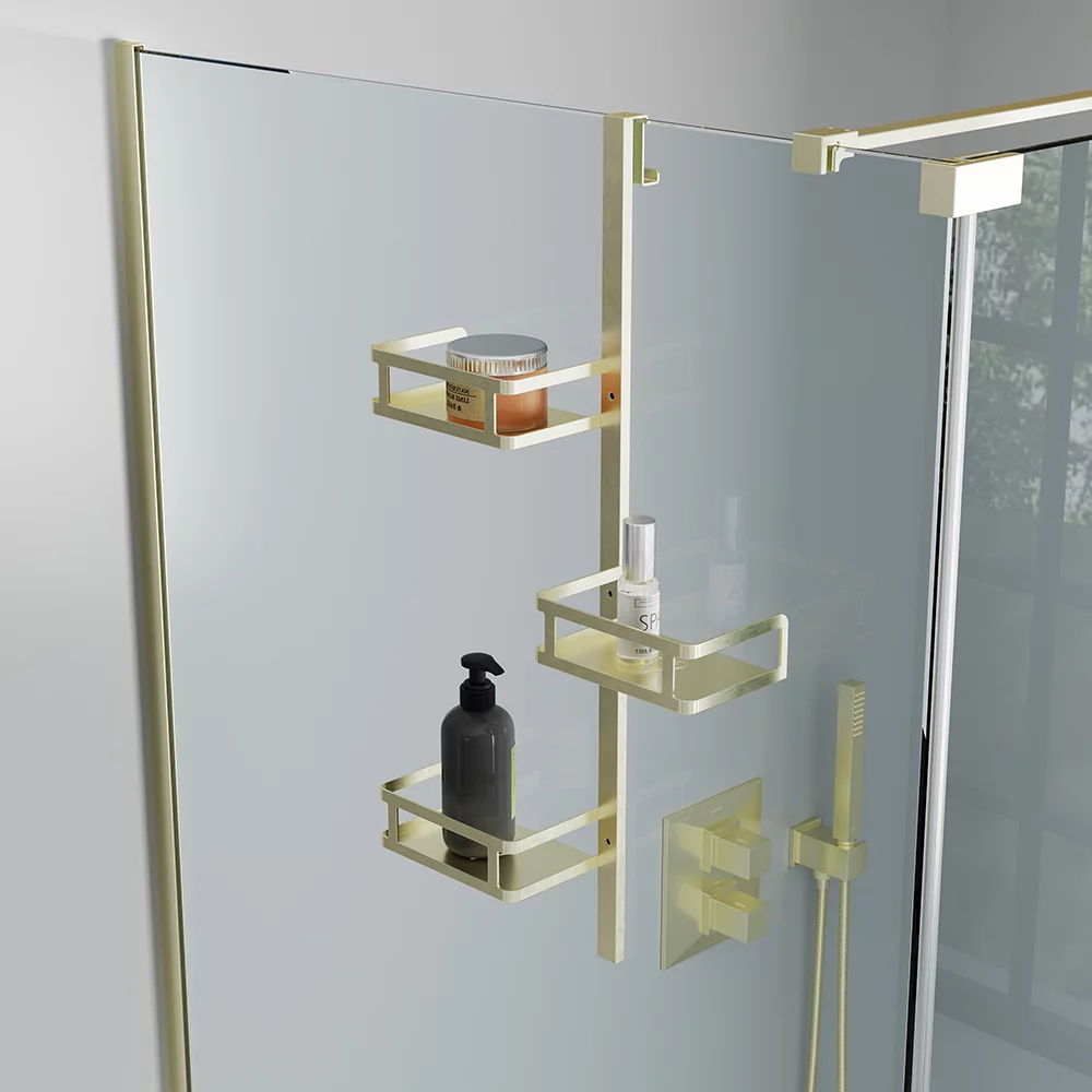 

Полка Veconi Moderno MD-G-C9 золото брашинг