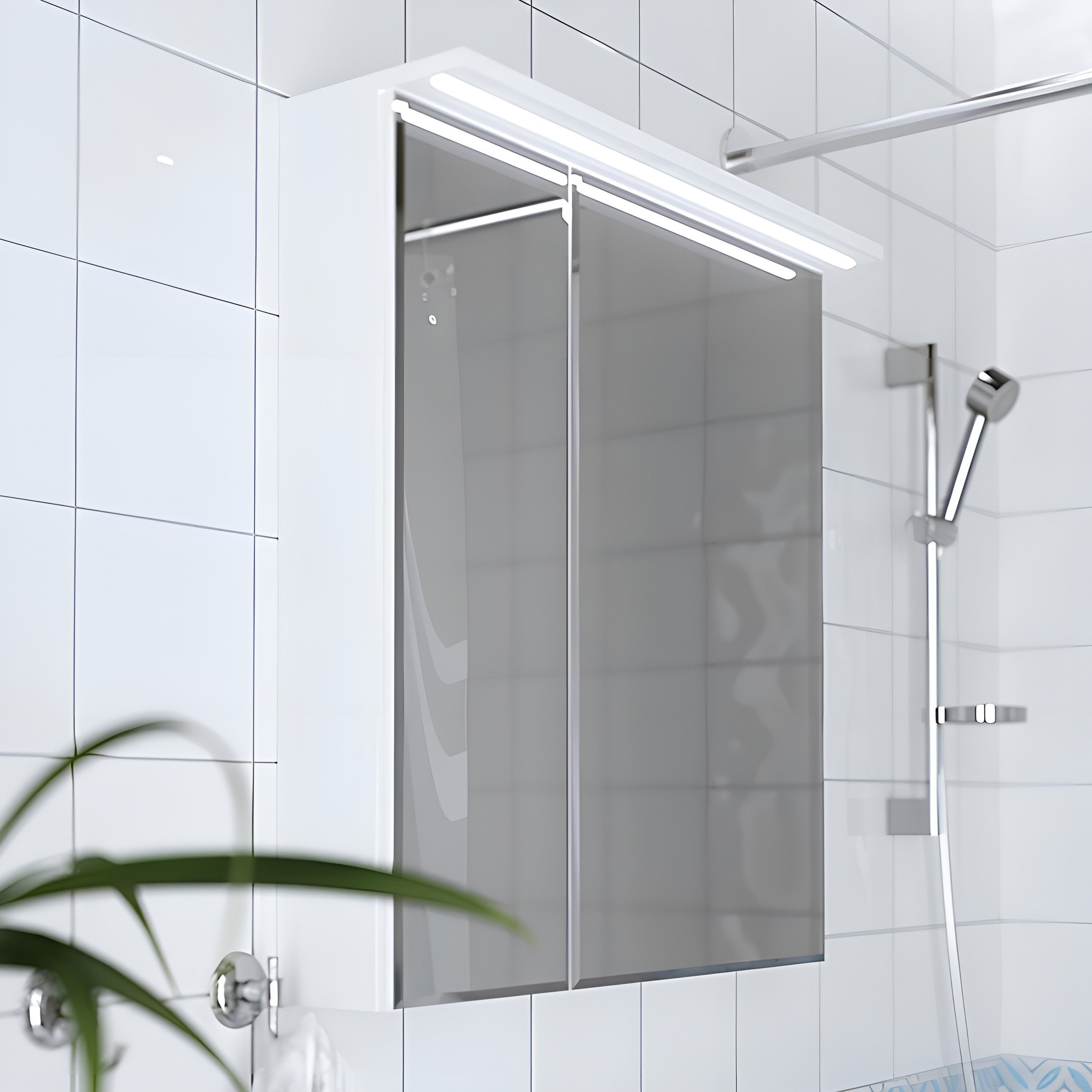 

Зеркало-шкаф 1MarKa Соната 75 с подсветкой