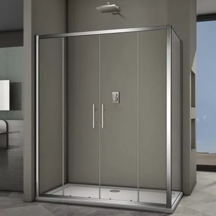 

Душевой уголок Veconi Rovigo RV-062 150x90 профиль хром (RV062-15090PR-01-19C3)